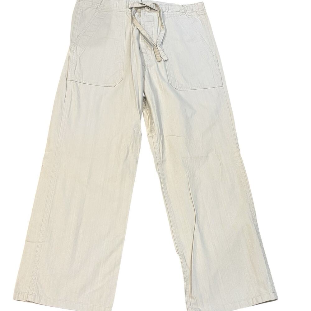 Vintage Gap Men's Utility Chino Pants Light Tan Twill Straight Fit 31x28 [Small]